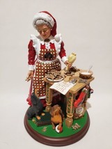 Danbury Mint Mrs. Claus&#39; Little Dachshunds Christmas Dog Figurine Hard T... - $247.49