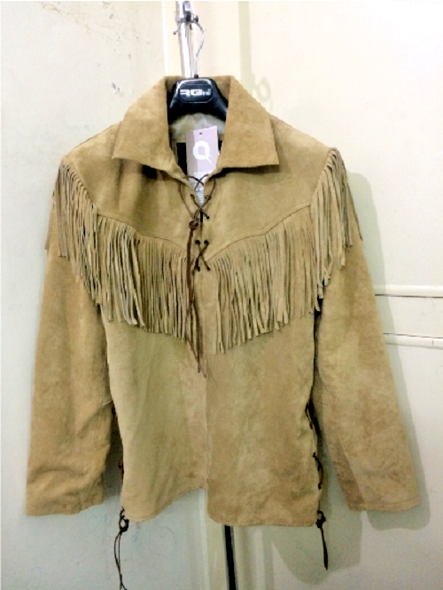 mens buckskin shirt