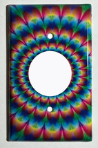 Rainbow Flag circular circle pattern Switch Outlet wall Cover Plate Home Decor image 5