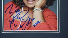 Aretha Franklin Signed Framed 16x20 Respect CD + Photo Display 2002 Inscription image 2