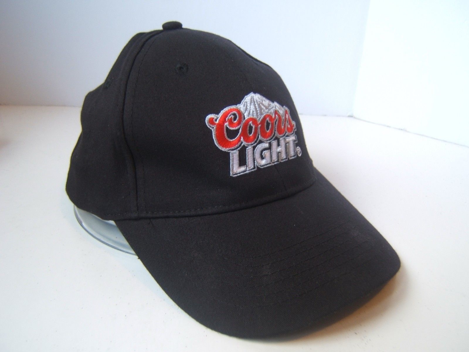 Coors Light Beer Black One Size Hat Stretch Fit Baseball Cap - Hats