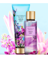 Victoria&#39;s Secret Neon Lily Fragrance Lotion + Fragrance Mist Duo Set - $39.95