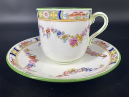 Antique Wright Tyndale &amp; Van Roden Mintons Rose Porcelain Cup &amp; Saucer - $29.02