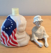 70s Avon Betsy Ross sewing the American flag cologne bottle (Sonnet) image 3