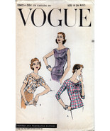 1950s Vintage Vogue 8862 Blouses Bust 36&quot; Uncut and Factory Folded - $34.00
