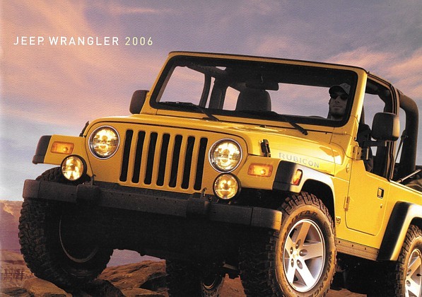 Primary image for 2006 Jeep WRANGLER brochure catalog US 06 Sport Rubicon Unlimited