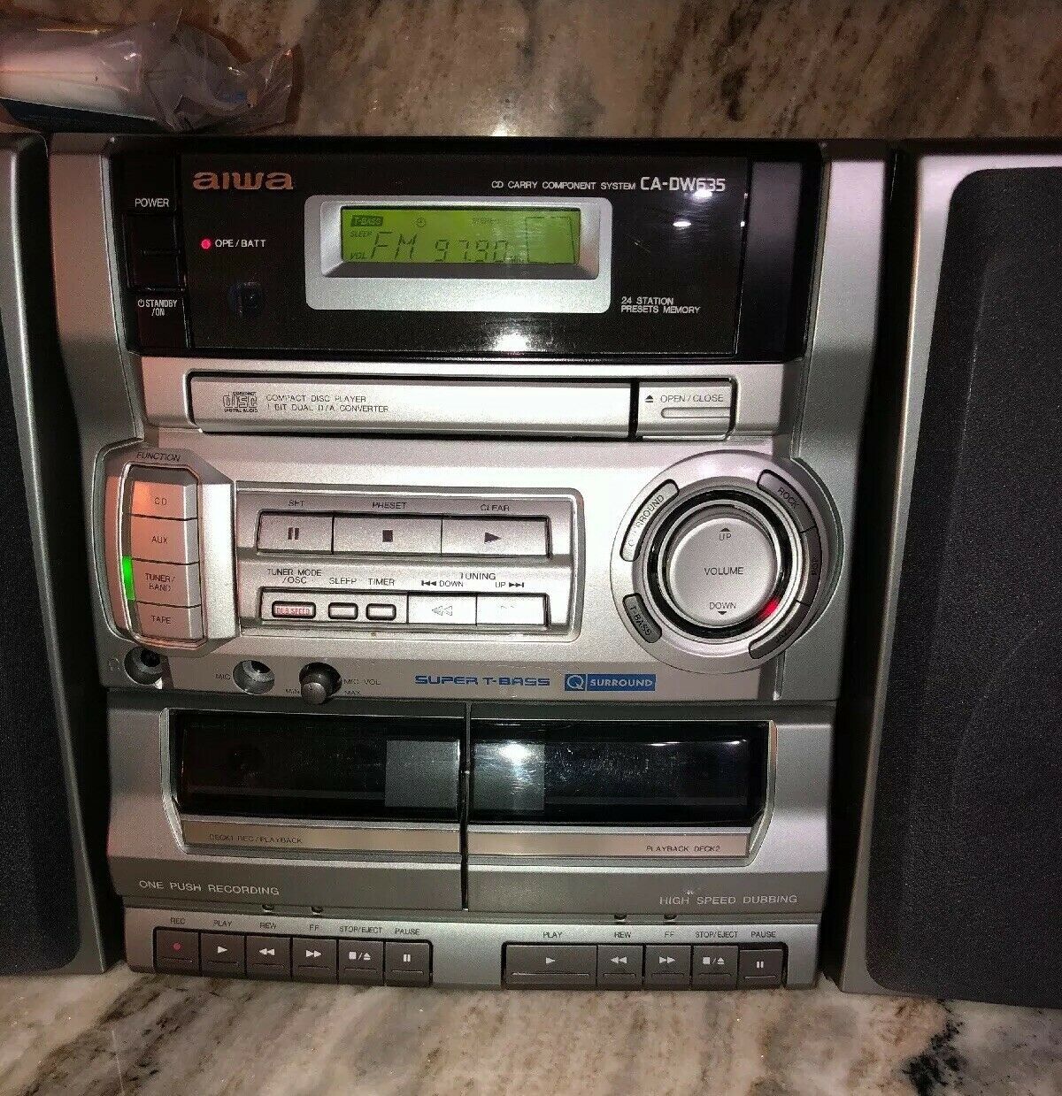 Aiwa Ca Dw635 Am Fm Radiocassette Boombox Cd Player Is Fixer Upper Rare Ship24h Boomboxes 0442