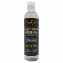Shea Moisture African Black Soap Bamboo Charcoal Detoxifying Micellar Water - $9.89