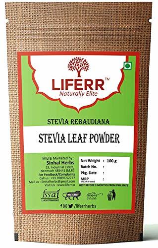 Brianna LIFERR Stevia Leaf Powder | Stevia rebaudiana Powder | (100% Natural Gre