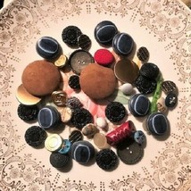 FANCY BUTTONS (Lot of 44 Assorted) - $9.90