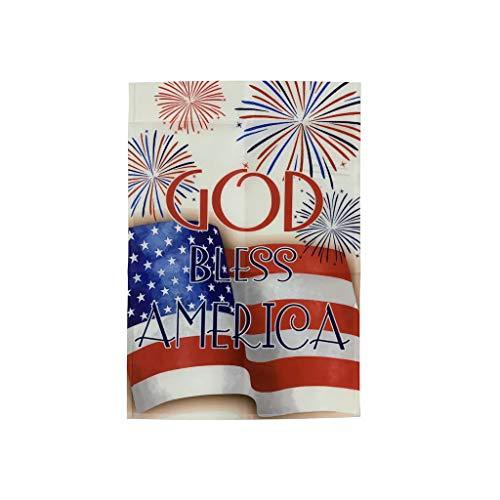 Ashland God Bless America Garden Flag,12.5