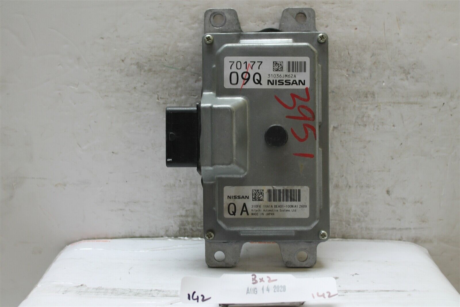 2013 Nissan Juke Transmission Control Unit TCU 310F61VA1A Module 142