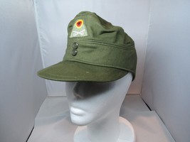 New German army moleskin cadet cap military hat bundeswehr 1945-1969 oli... - $25.00