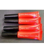 Lot of 4 L&#39;Oréal Paris Infallible PAINTS/LIPS, 322 Orange Envy, 0.27 Ounces - $5.35