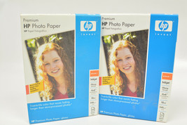 HP Premium 4x6 Inch Glossy Inkjet Photo Paper 1 New 24 Sheets From Opene... - $10.85