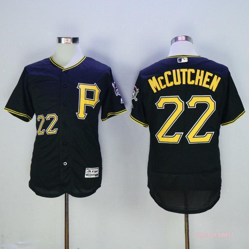 Swen Logo Pittsburgh Pirates 22 Andrew McCutchen Black Flexbase ...