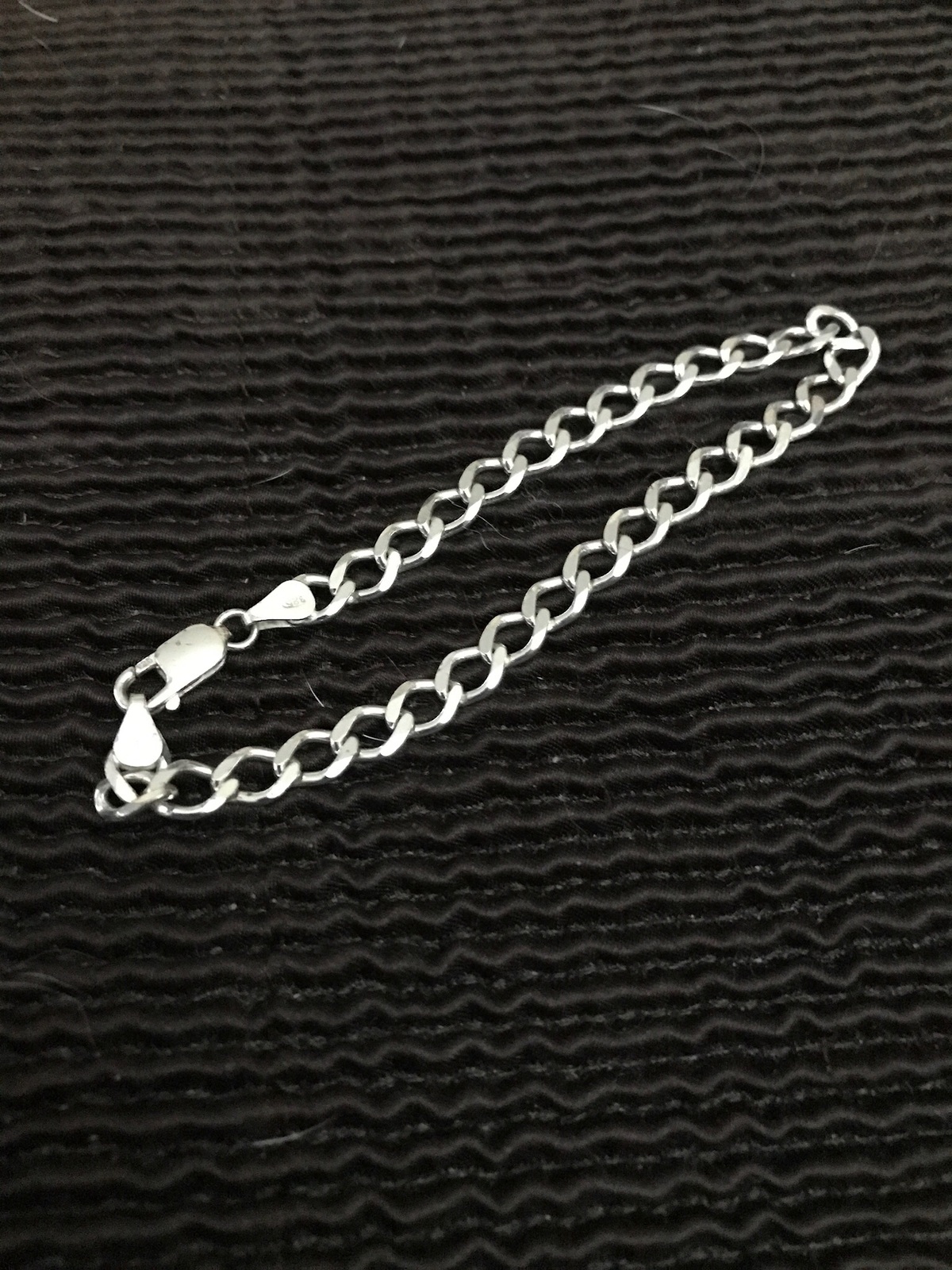 Sterling Silver Bracelet Made in Italy Precious Metal without Stones