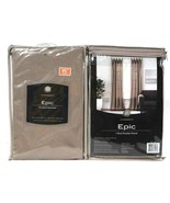2 Count Cambria Epic Taupe 50&quot; W X 95&quot; L 100% Polyester Rod Pocket Panel - $45.99