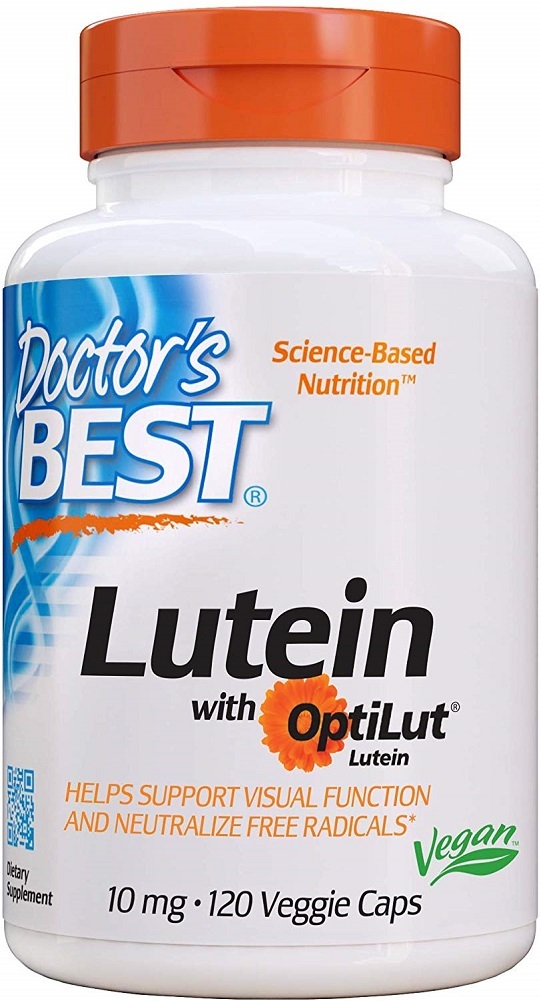 Doctor's Best Lutein with OptiLut, Non-GMO, Vegan, Gluten Free, Soy Free, Eye