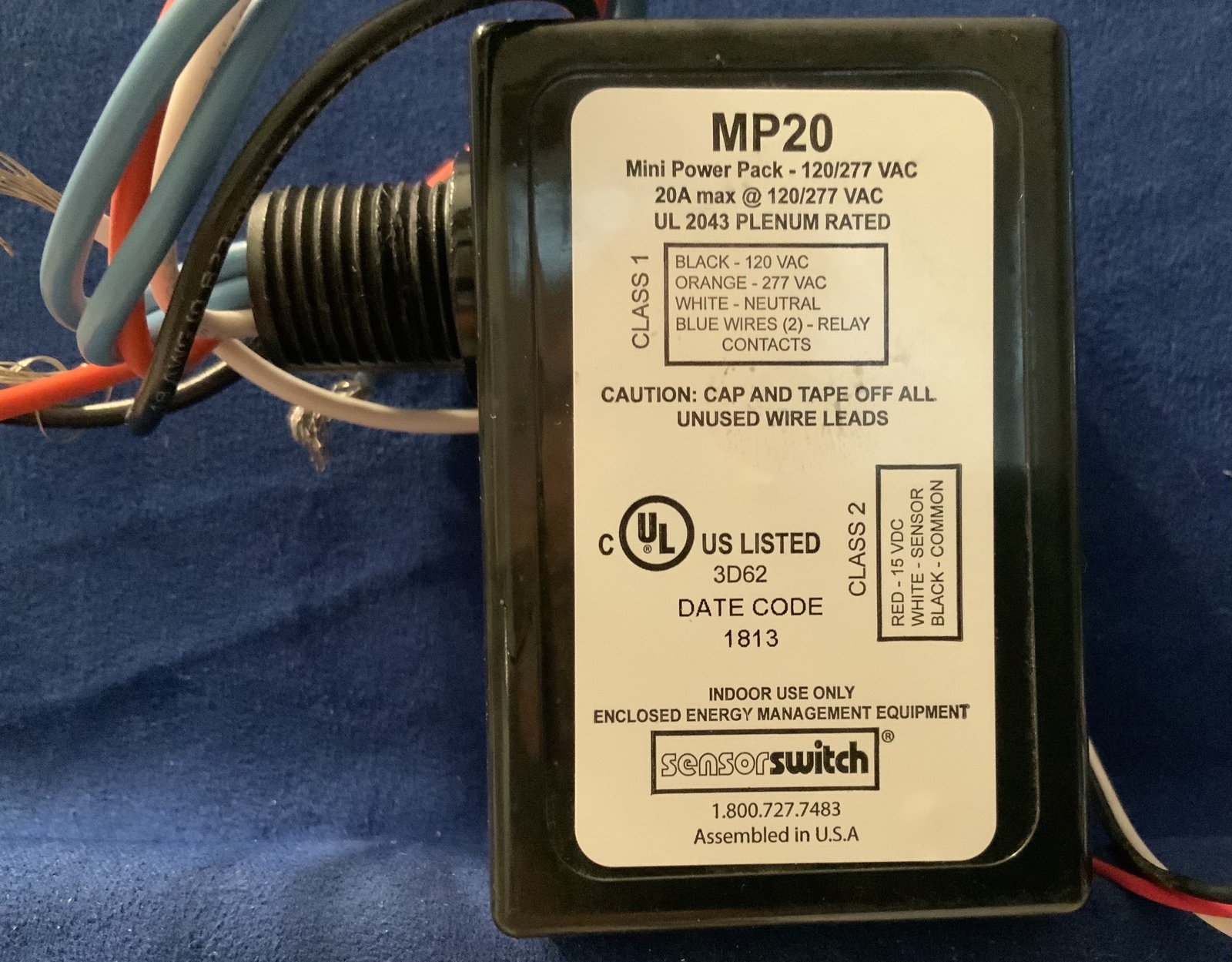 SensorSwitch MP20, enclosed energy management equipment, 184CHG, power