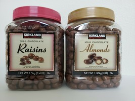 Kirkland Signature Milk Chocolate Covered Raisins & Milk Chocolate Almonds 3 lb - $40.68