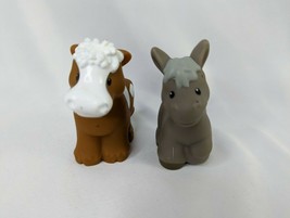 Fisher Price Little People Cow & Donkey Figure Lot - $12.95