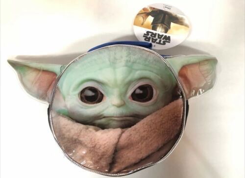 STAR WARS THE CHILD BABY YODA ORIGINAL LICENSED LUNCH BAG ROUND SHAPED WITH EARS