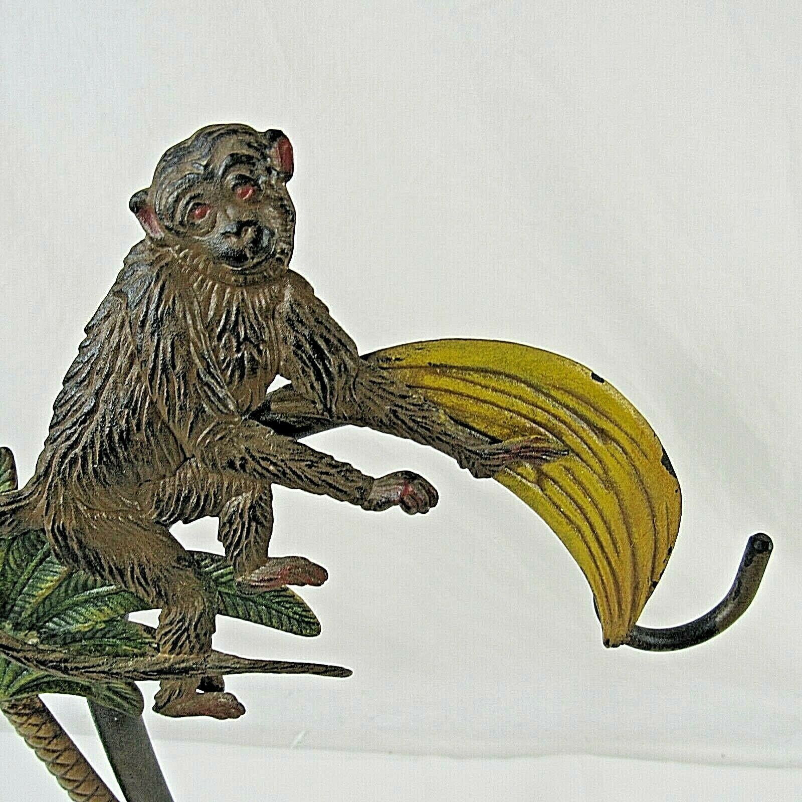 Monkey Palm Tree Banana Holder Hook Metal 15" Racks & Holders