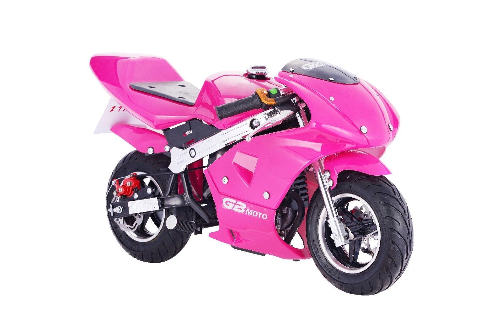 Motorcycle for Kids Pink Pocket Bike Mini Gas Powered 40CC Ride On Boys ...