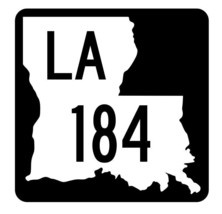 Louisiana State Highway 184 Sticker Decal R5894 Highway Route Sign - $1.45+
