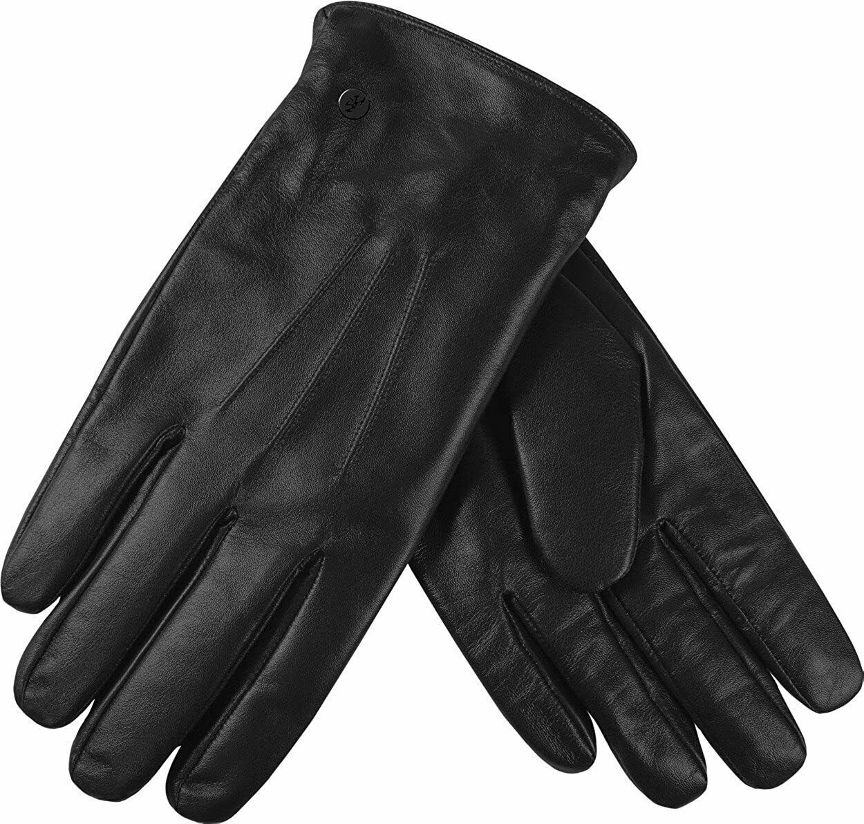 Musterbrand Black Hitman Agent 47 Shadow Touchscreen Leather Gloves Us