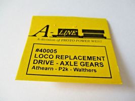 A-Line #40005 Drive Axle Gears Replaces Athearn #60024 and Walthers-P2K HO Scale image 4