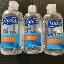 Suave Hand Sanitizer 8oz Flip Top Bottle *Set of 3 No Water Needed EXP 2... - $15.99