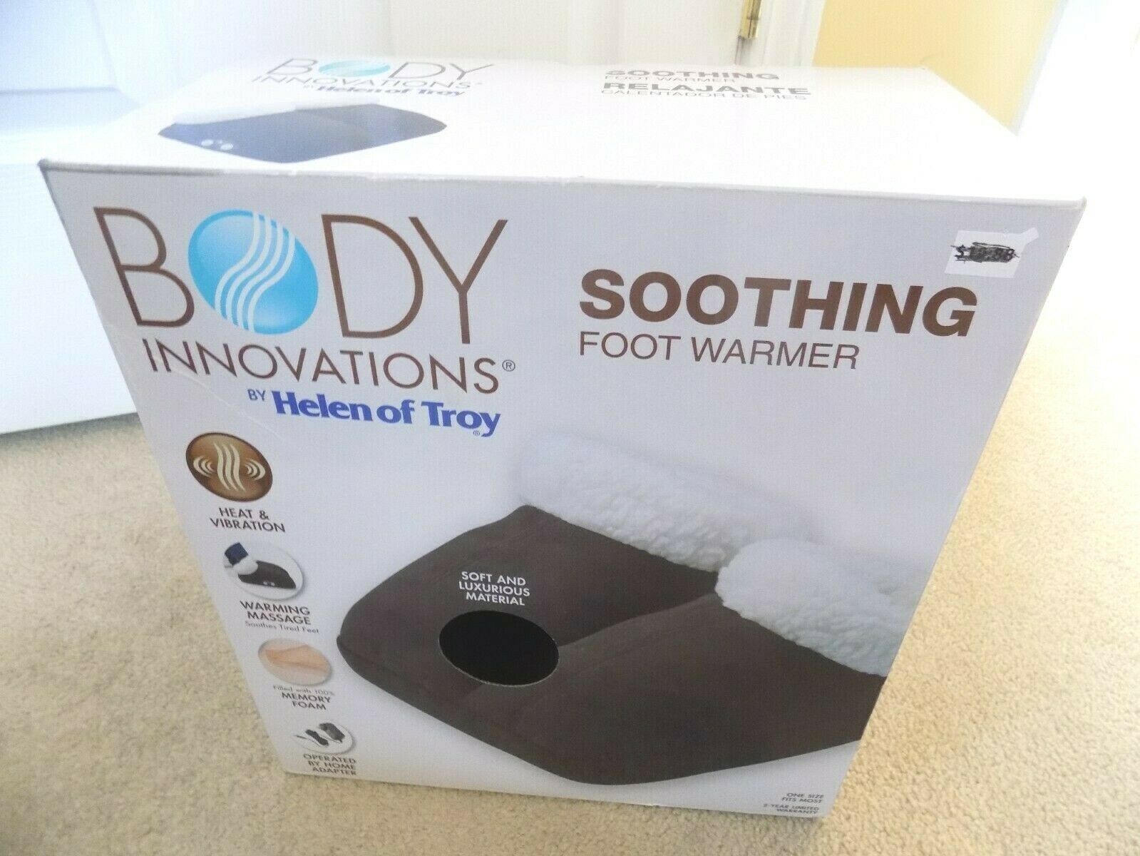 New-Body Innovations by Helen of Troy Soothing Vibrating Electric Foot ...