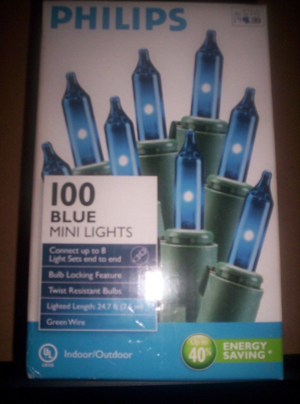 Philips 100 Blue Mini Lights Indoor Outdoor And 50 Similar Items