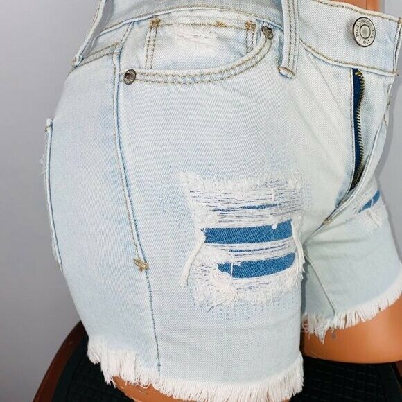 Mudd FLX Stretch Faux Patch Lt Wash 