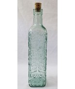 Clear Glass Bottle Decanter Wine Water Juice 11x2&quot; - $19.79