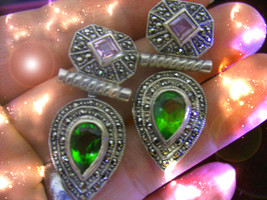 FREE W $77 HAUNTED EARRINGS THE SECRET LUCK GODDESS GOLDEN ROYAL COLLECT... - $444.00