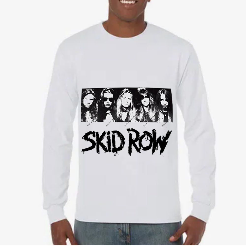 Skidrow White Men Classic Sweatshirt