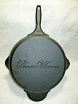 PIONEER WOMAN Unused 9&quot; Cast Iron Fry Pan/Skillet-Home-Diner-Camp-Camp-H... - $39.95
