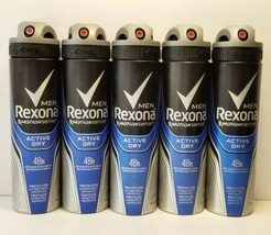 5X Men Rexona Motionsense Deodorant Spray Active Dry Protección Por El Movimient - $30.00