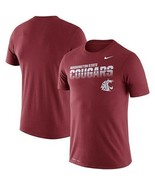 Washington St. Cougars Mens Nike Dry Legend Sideline DRI-FIT T-Shirt - L... - $24.99