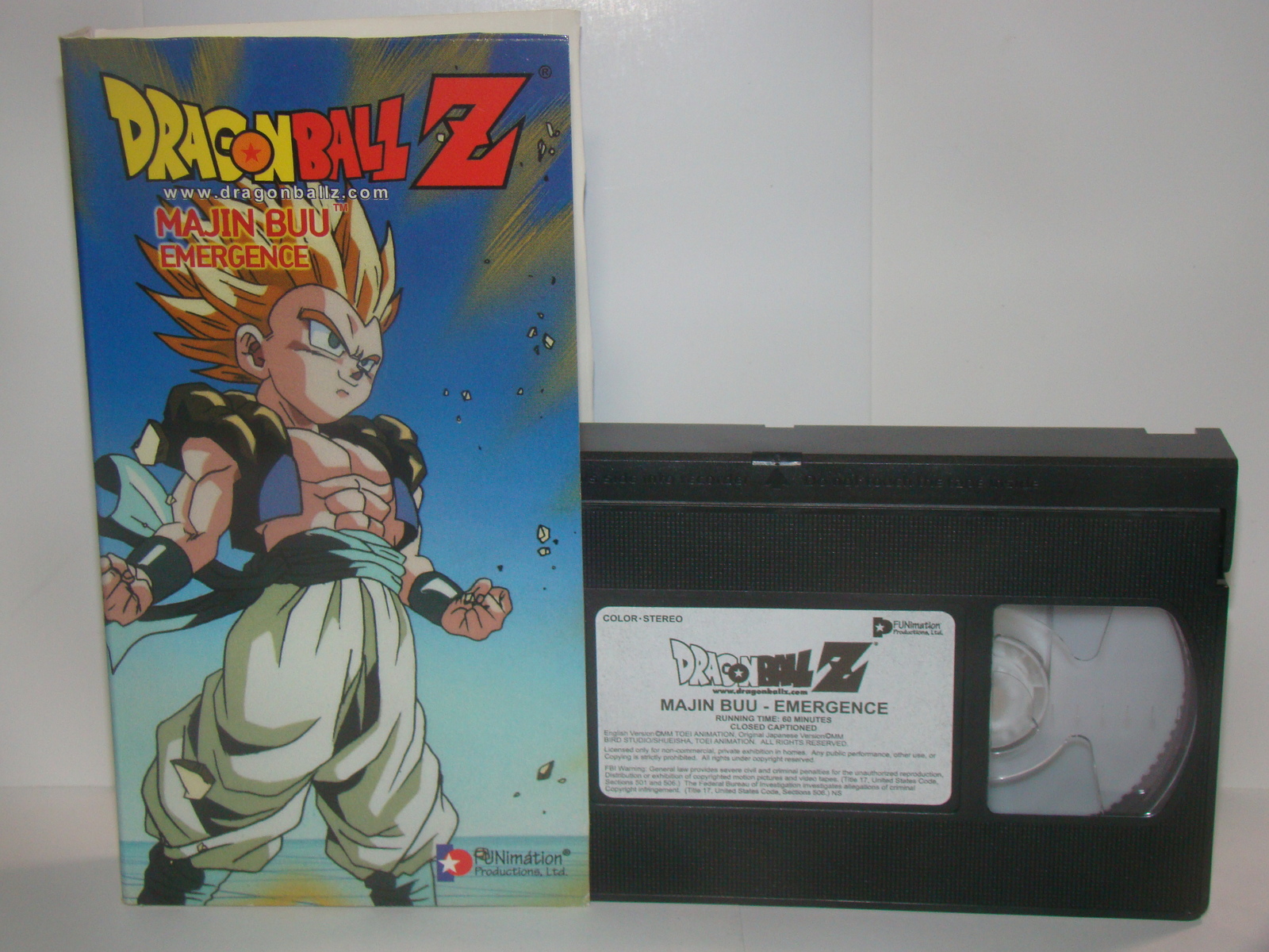 DRAGON BALL Z - MAJIN BUU - EMERGENCE (VHS) - VHS Tapes