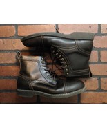 Bass Boots Wingtip Brown Leather Size 11.5 - $42.35