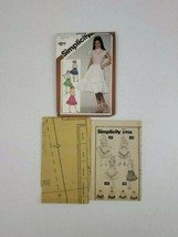 Simplicity 5906 Vintage 80' Girls' Set of Flounced Skirts Size 14 Uncut Ruffled - $7.50
