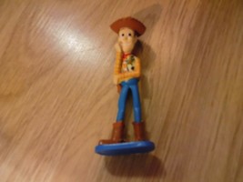 Disney Toy Story Cowboy Sheriff Woody PVC Toy Figure Cake Topper 3.5&quot; EUC - $7.50