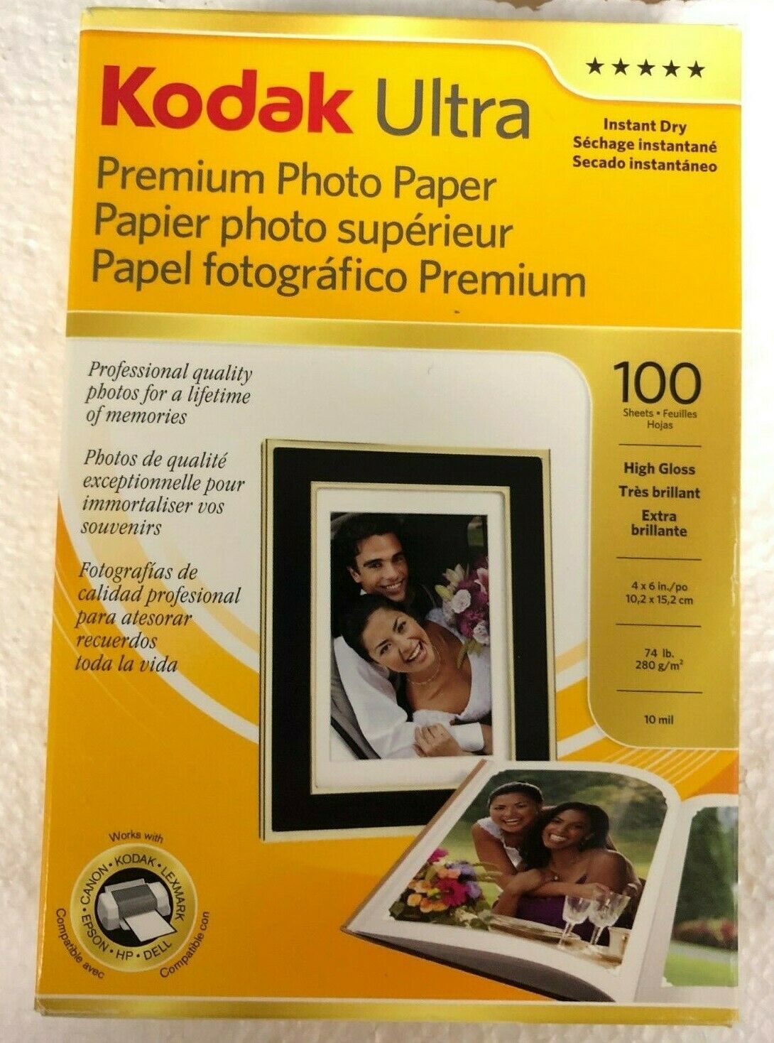 Kodak Premium Photo Paper 100 Sheets 4x6