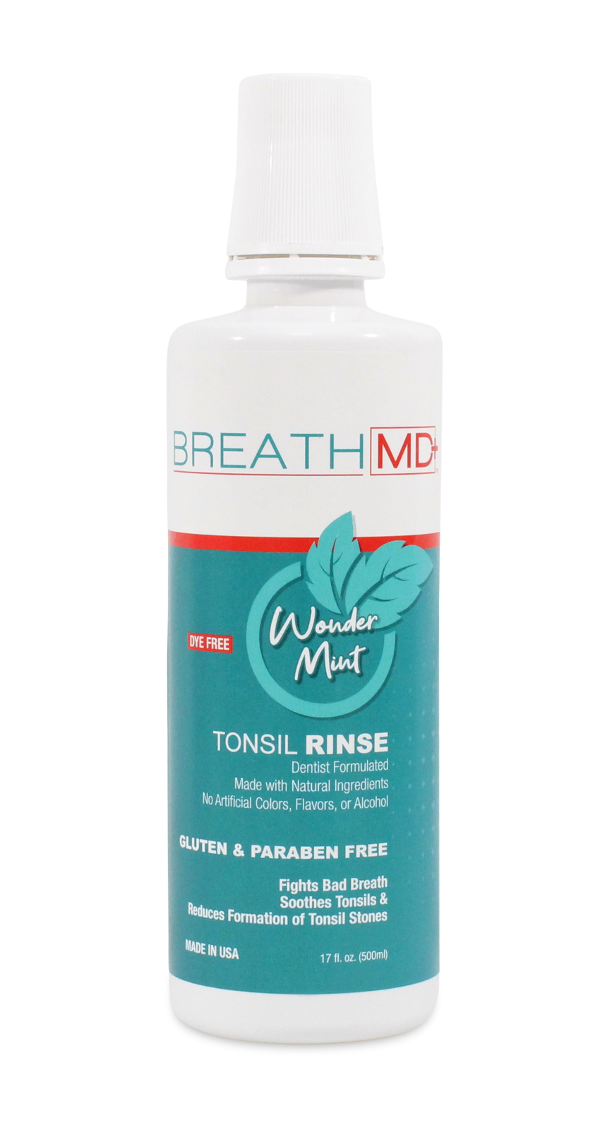 BreathMD Tonsil Rinse for Tonsil Stones Alcohol, Dye, & Paraben Free