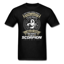 Scorpion Zodiac Crew Neck T-Shirt Astrology - $17.95+