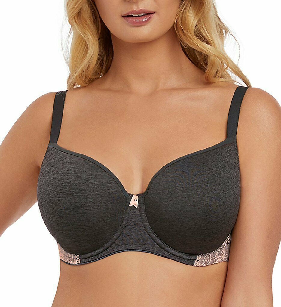 Freya CHARCOAL Chi Idol TShirt Bra, US 38DDD, UK 38E Bras & Bra Sets